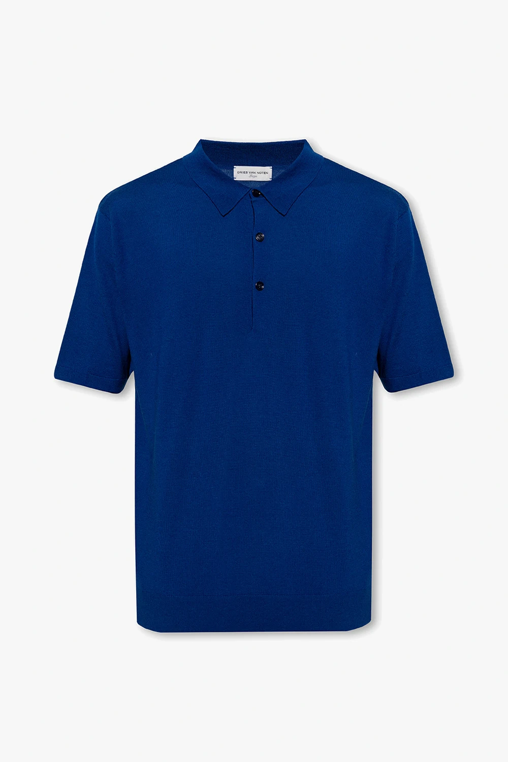 Wool polo shirt
