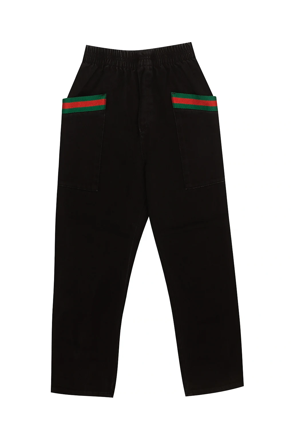 Jeans with Web stripes