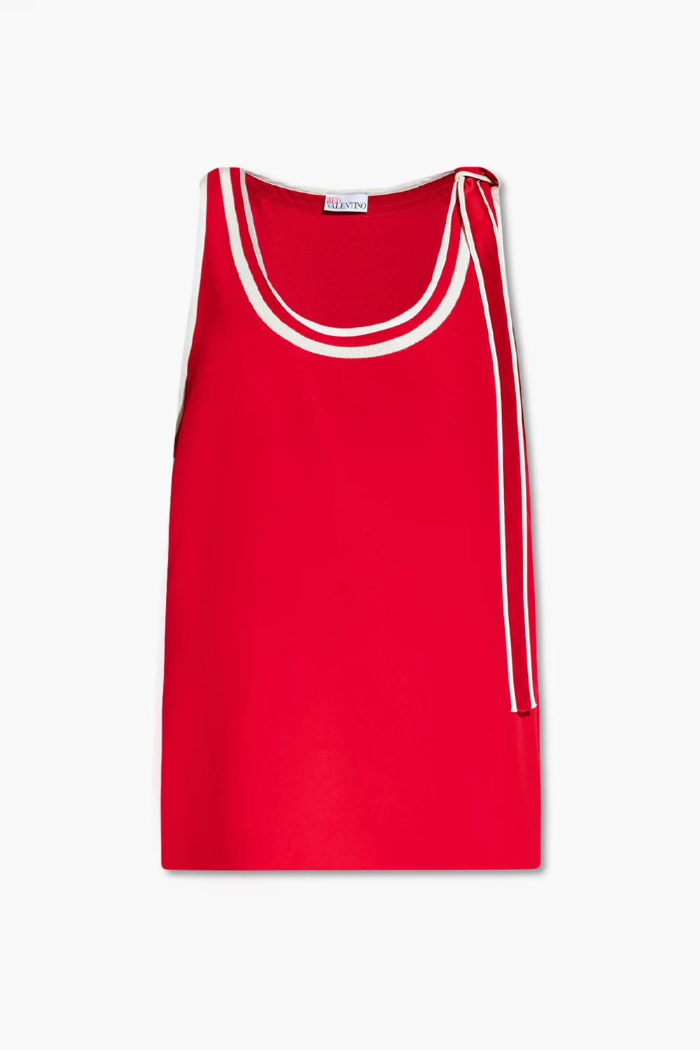 Tank top with tie detail