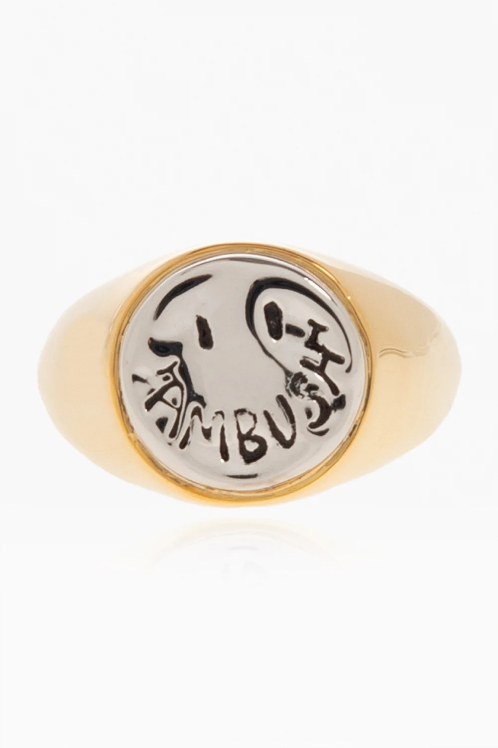 Ring with logo