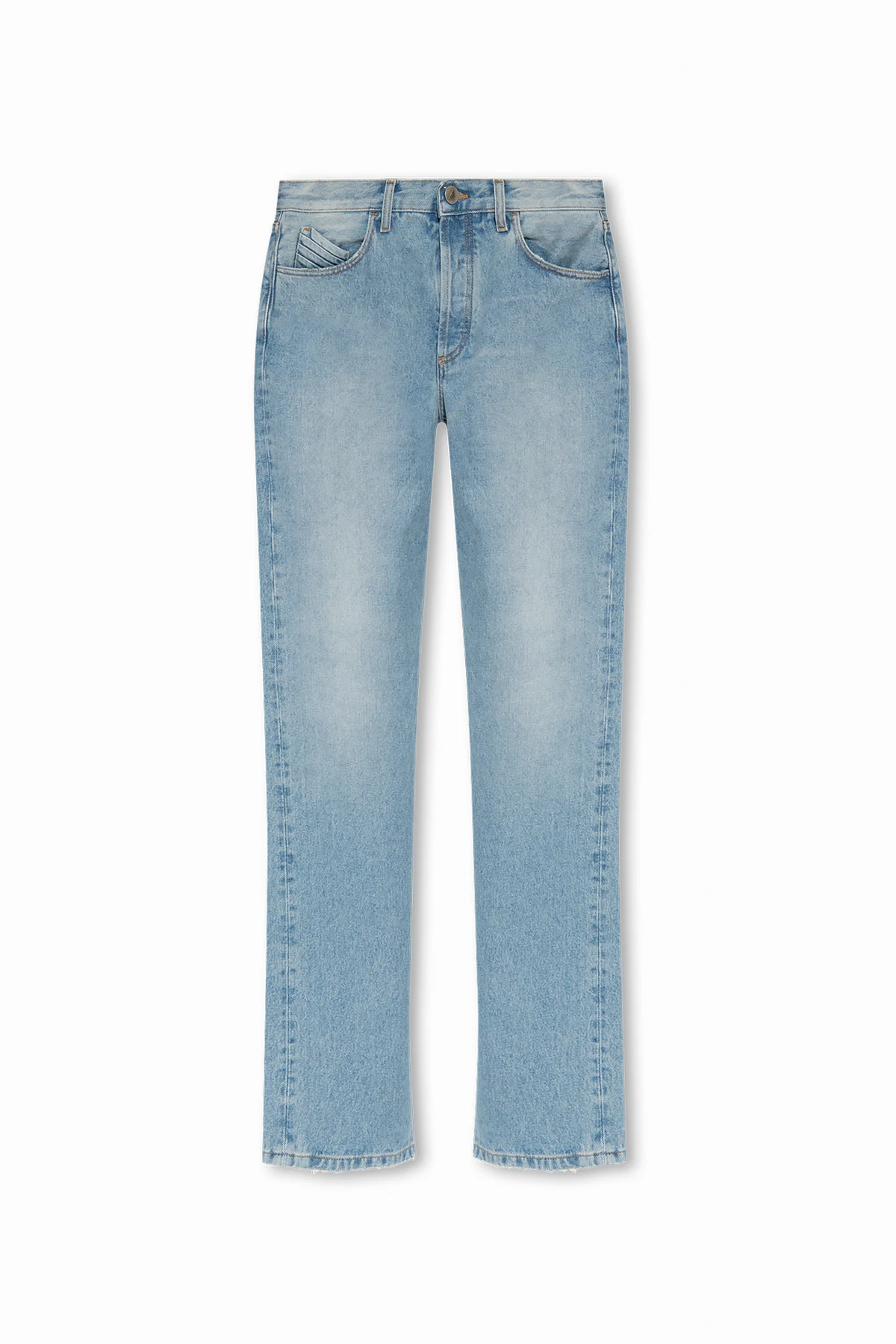 Jeans with straight legs