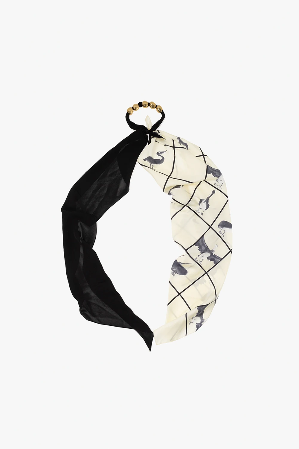 Scarf with decorative beads
