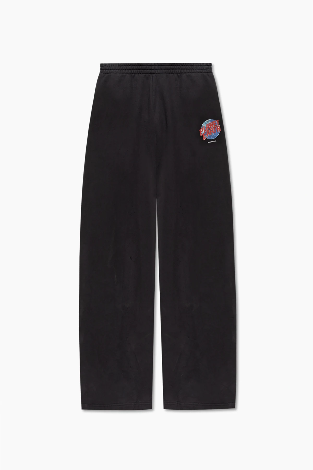 Sweatpants with worn effect