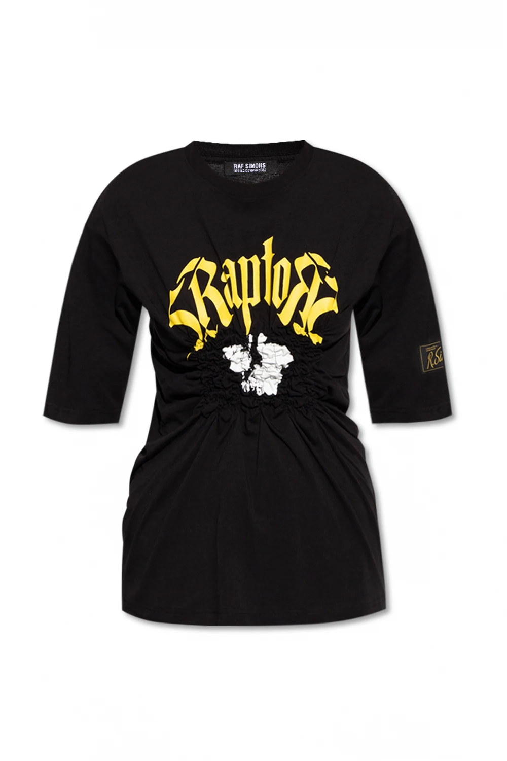 T-shirt with decorative draping