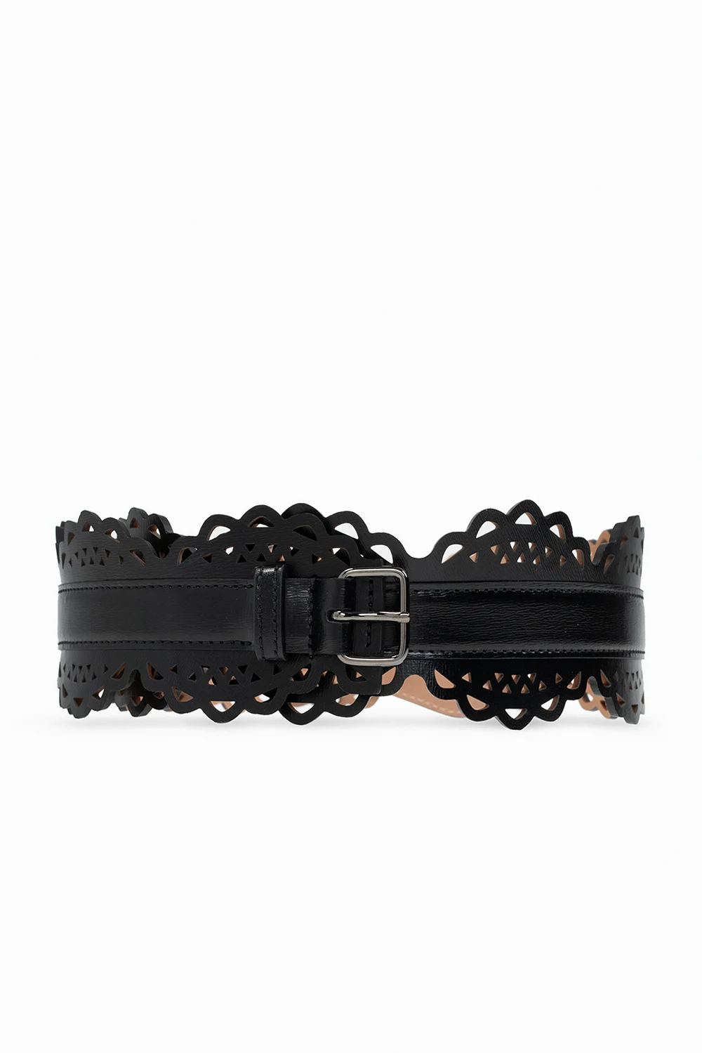 Leather belt