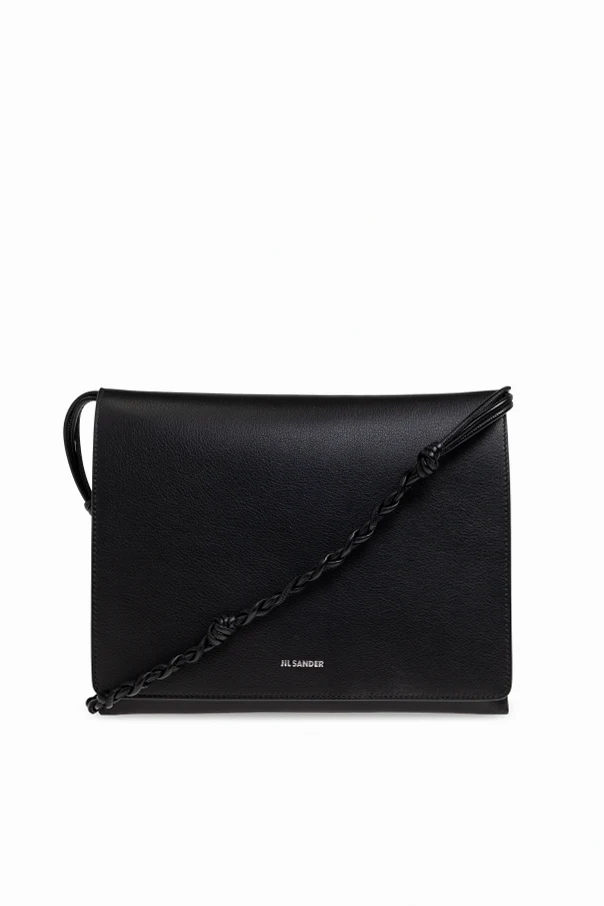 SCHWARZ Schultertasche „Tangle Flat Medium“