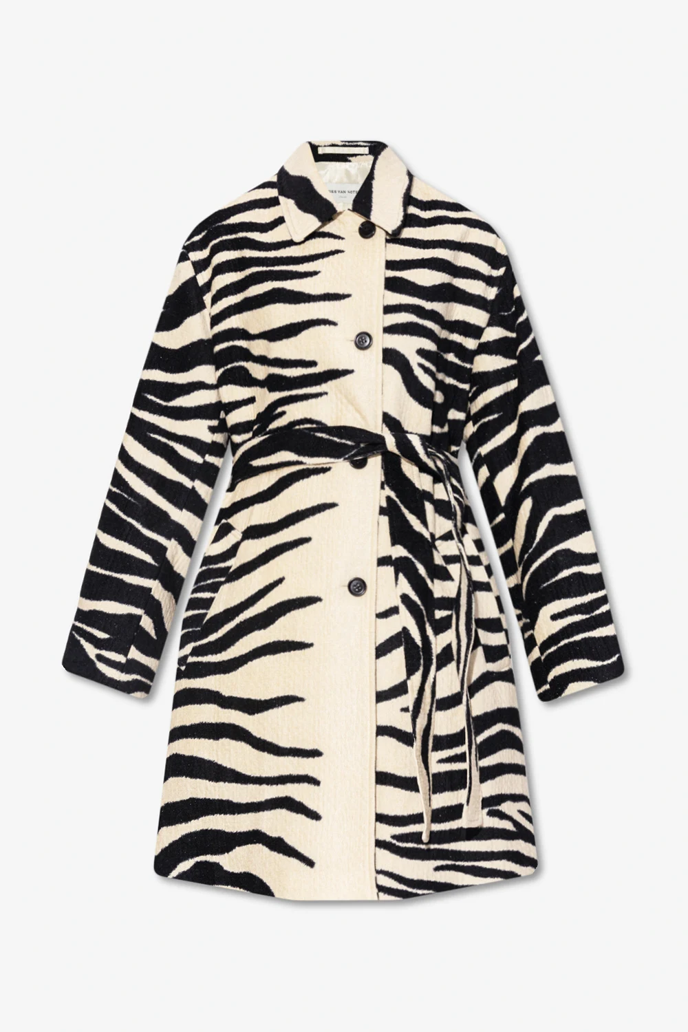 Coat with animal motif