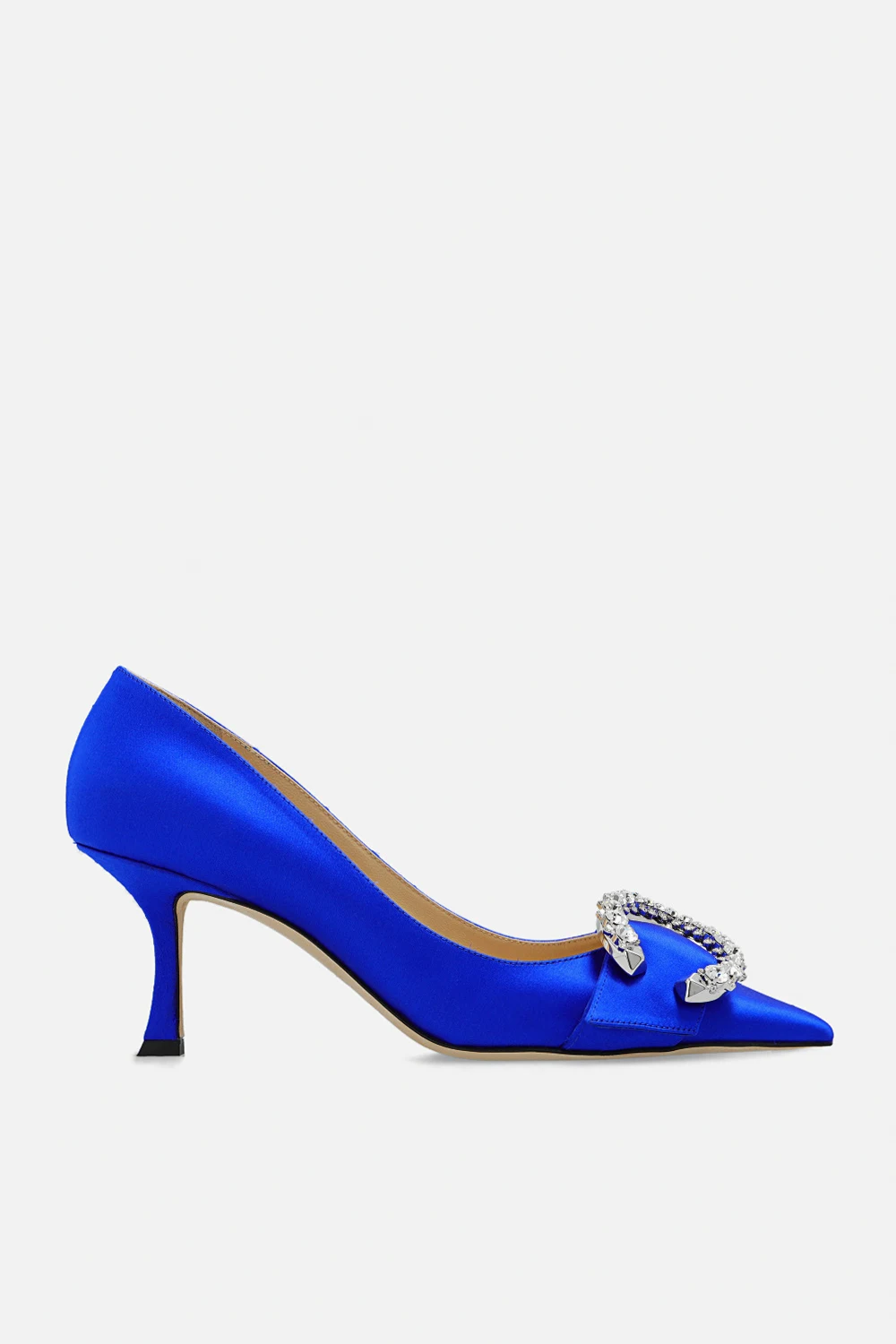 ‘Melva’ satin stiletto pumps