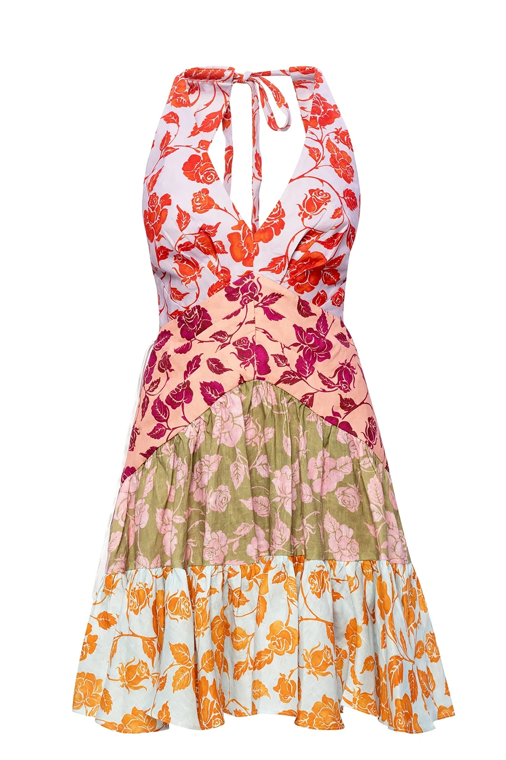 Dress with open back