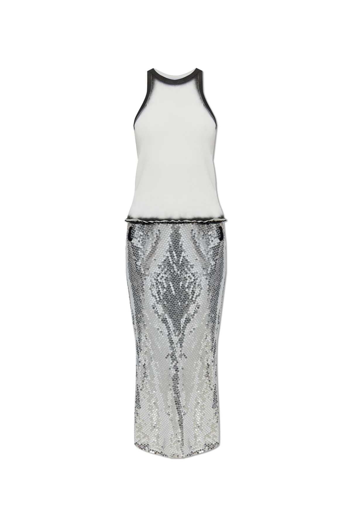 Kleid mit Paillettenrock