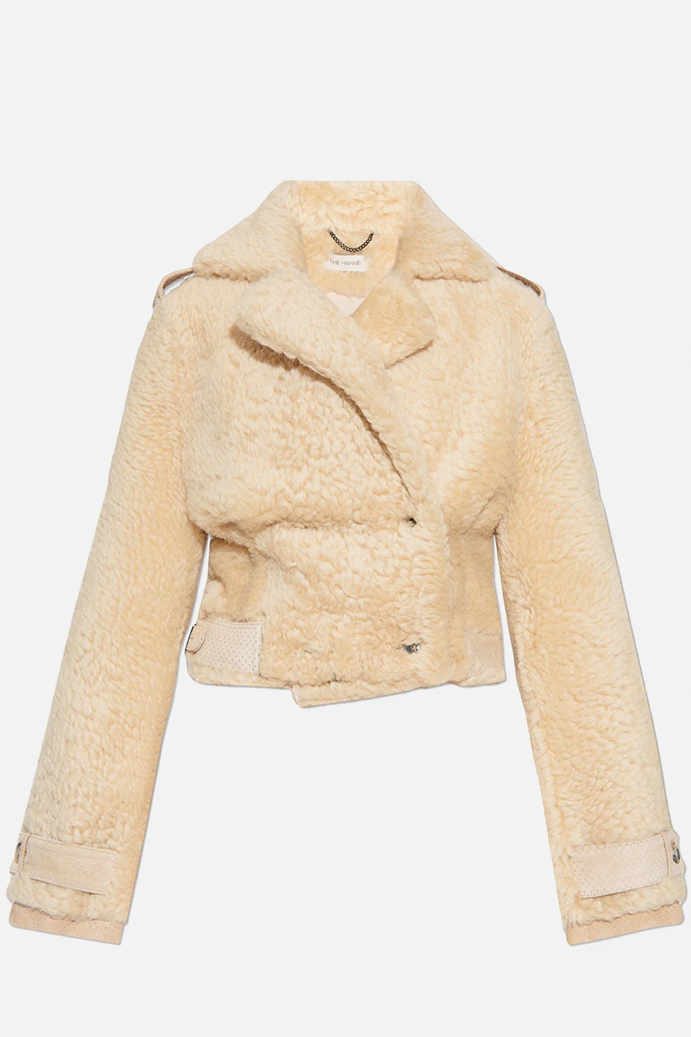 ‘Petra’ short shearling jacket