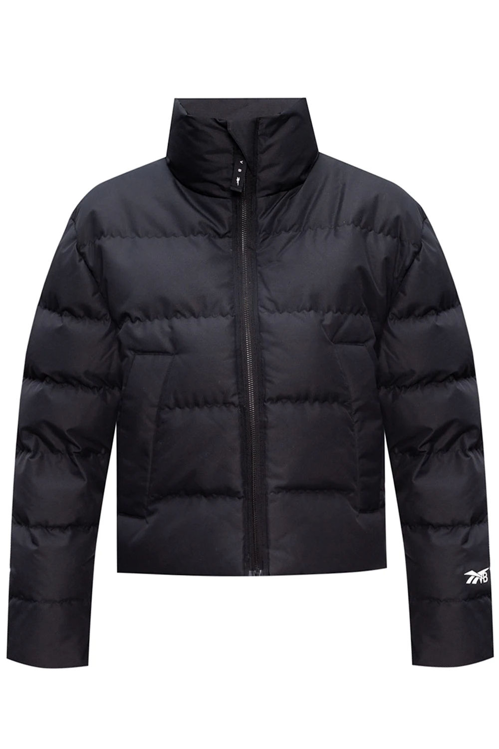 Quilted jacket with logo