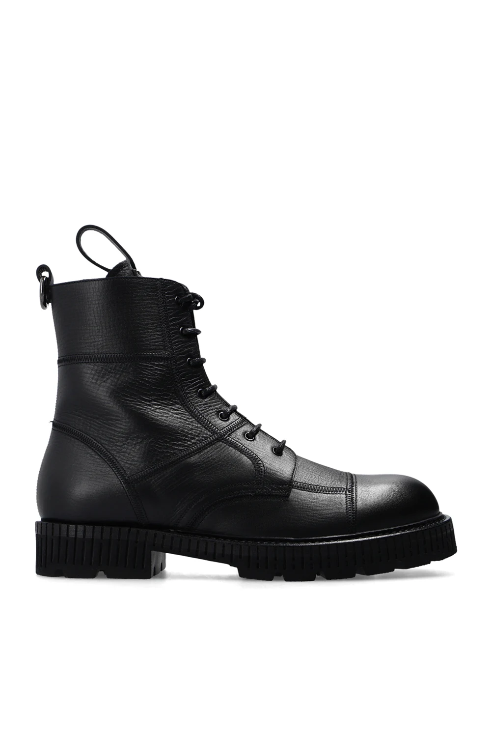 Leather ankle boots