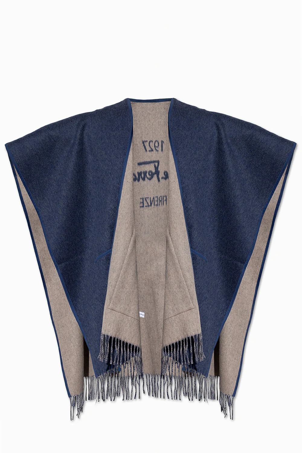 Cashmere poncho