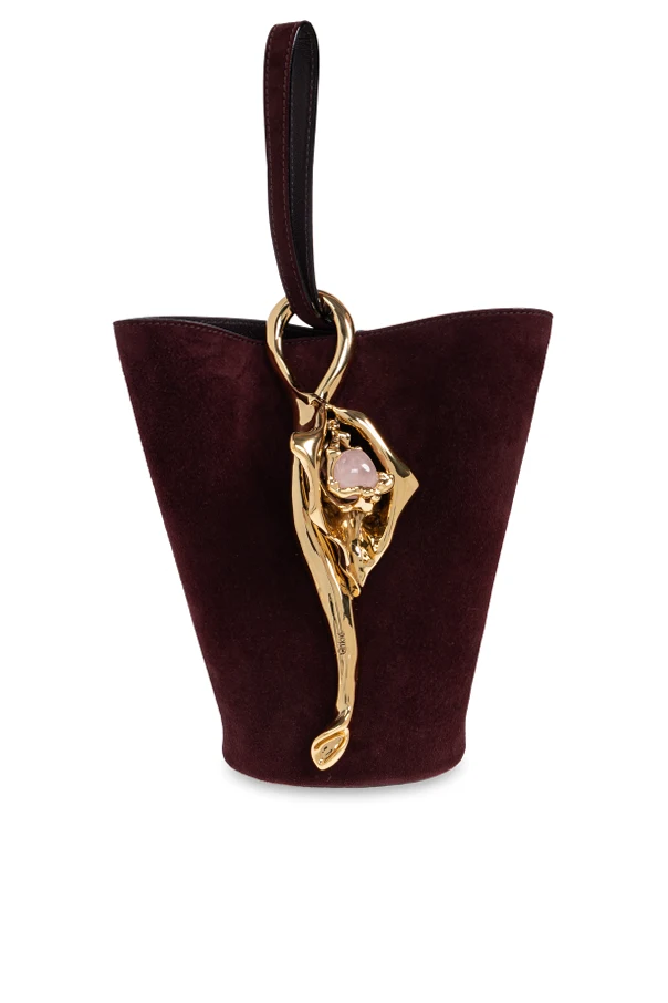 BURGUNDER Handtasche „Wristlet Small“