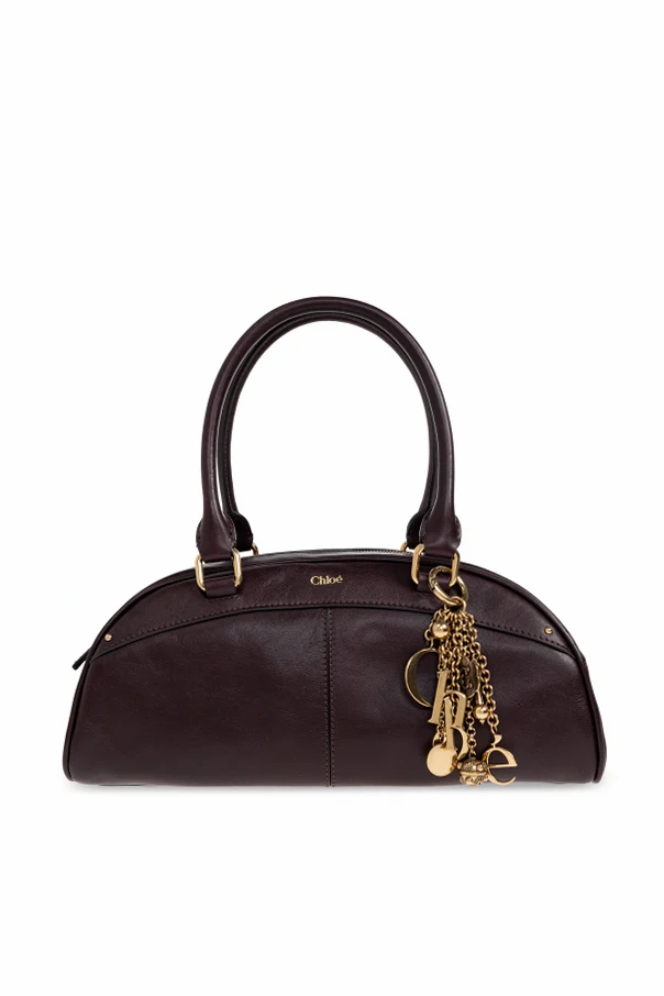 BURGUNDER Handtasche „Bowling“