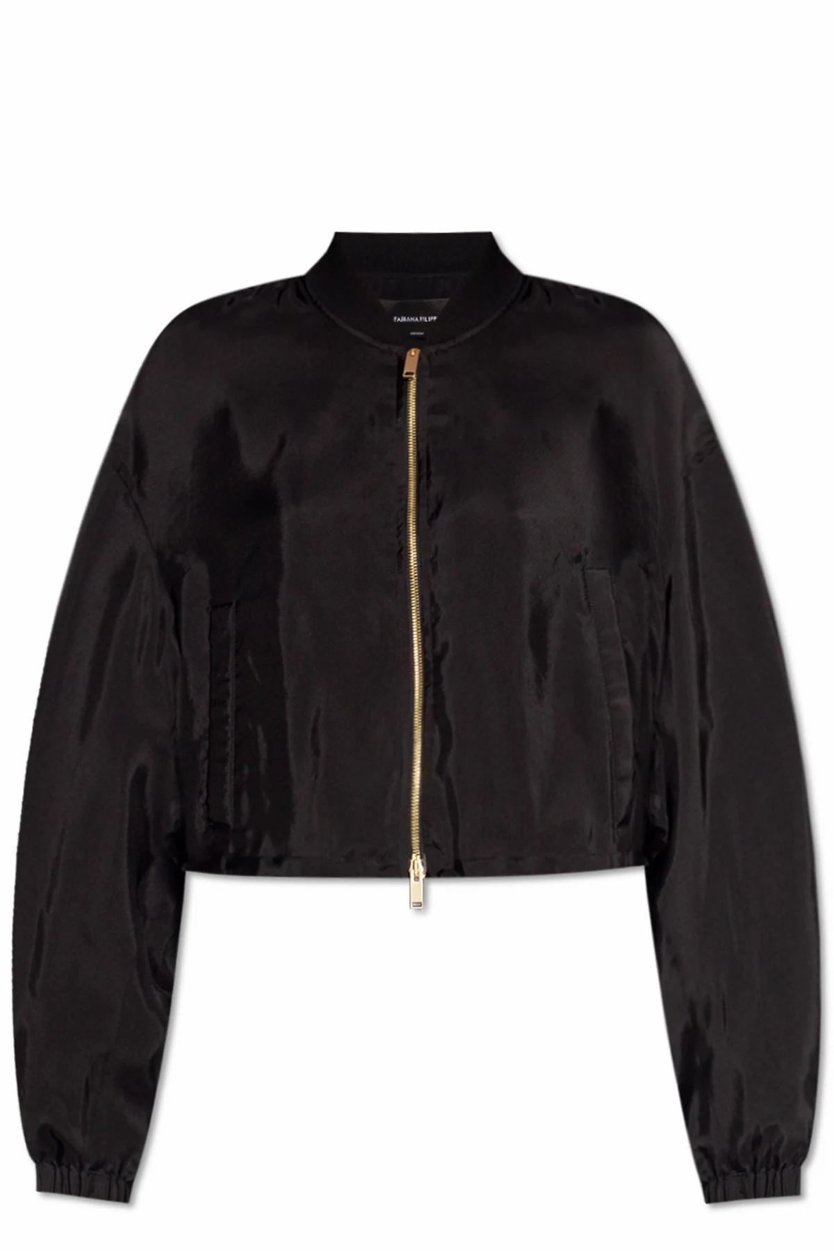 Satynowa kurtka typu ‘bomber