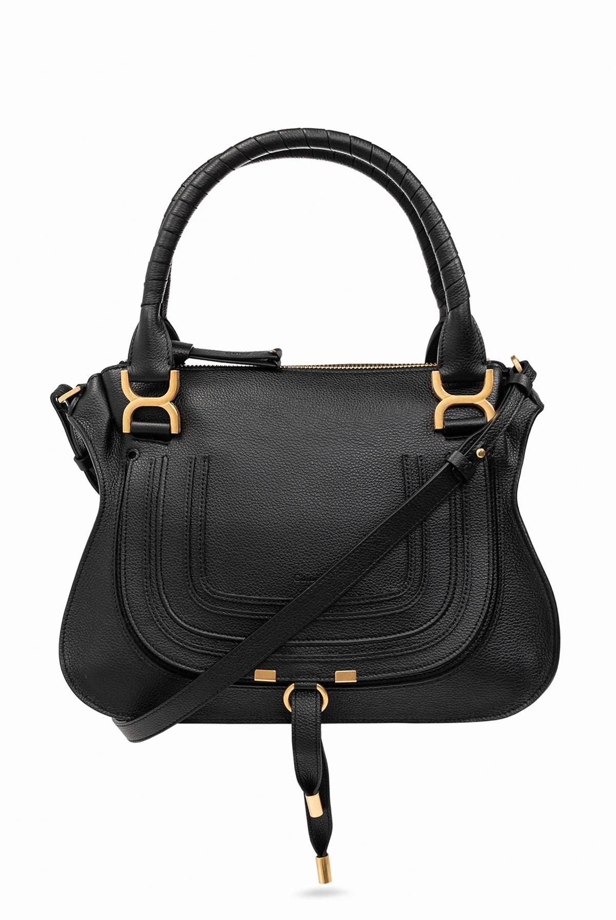 SCHWARZ ‘Marcie Medium’ leather shoulder bag