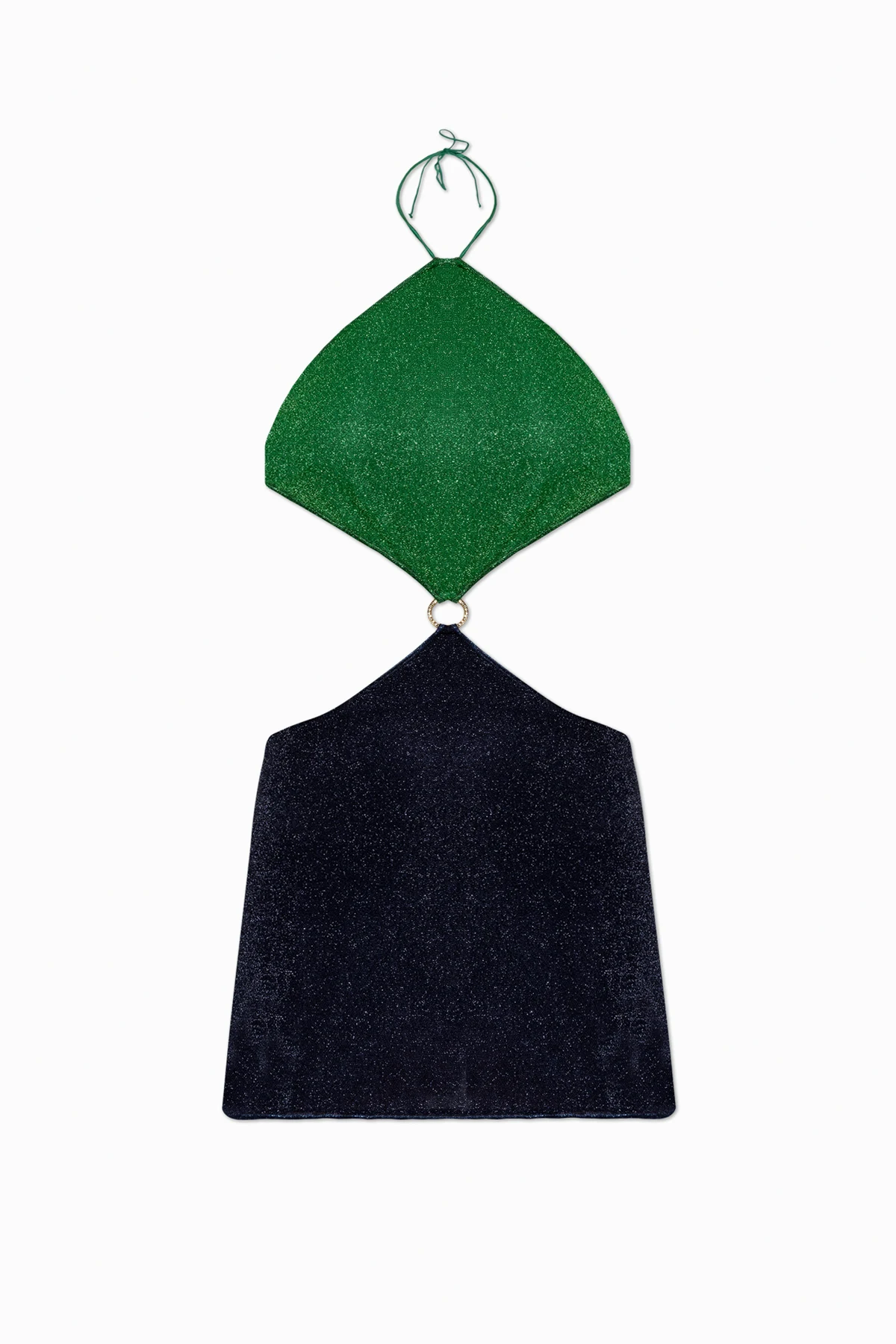 Sukienka z brokatowym wykończeniem