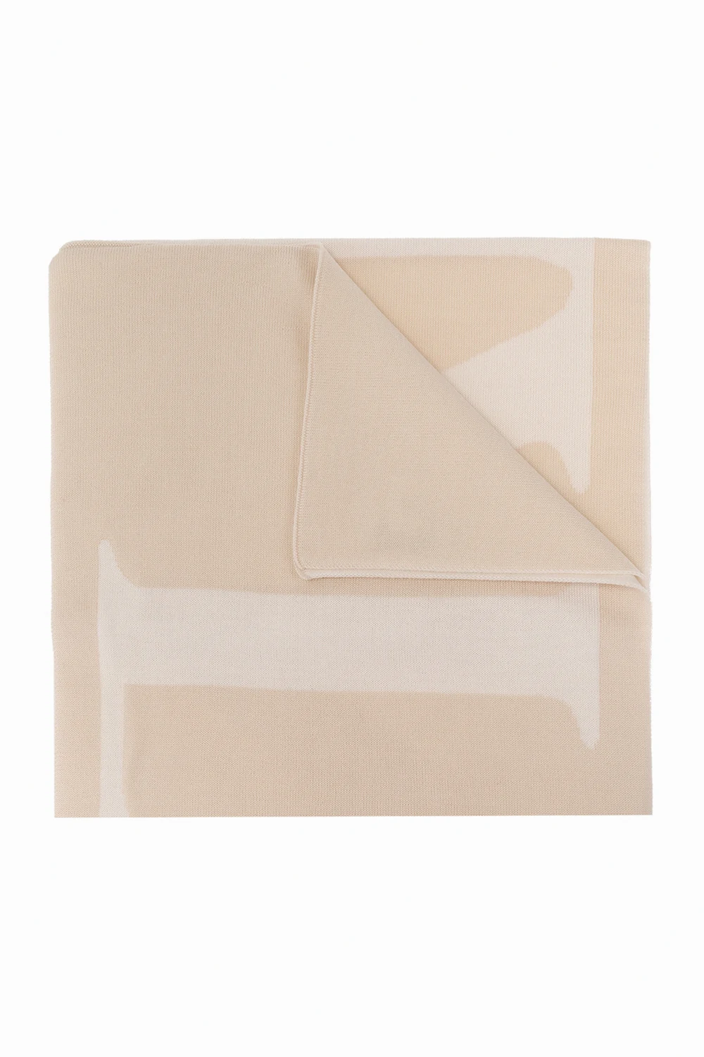 Reversible scarf with logo