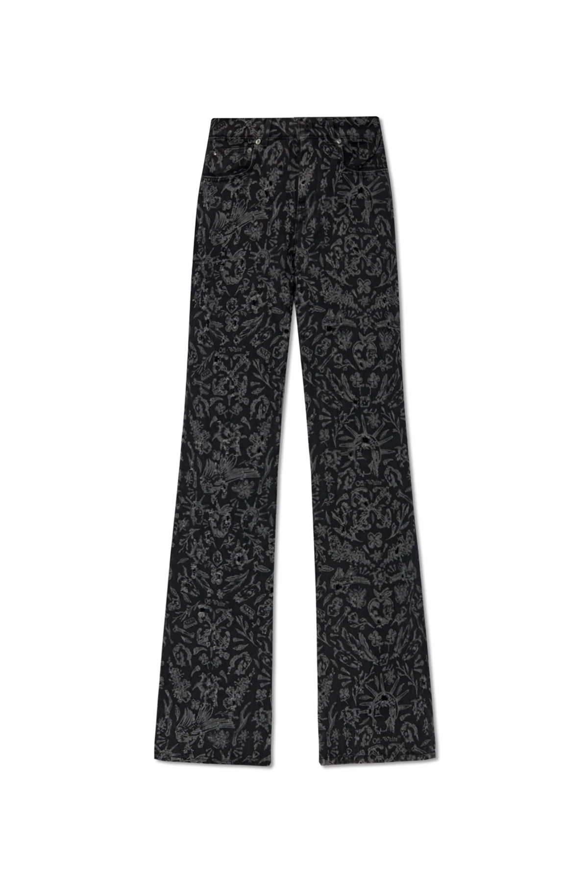 Patterned jeans