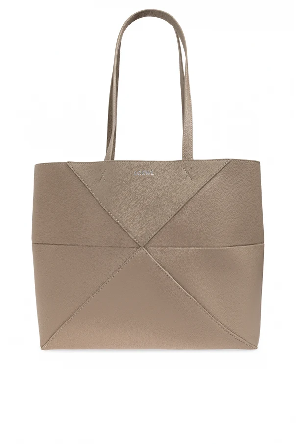 beżowy Torba ‘Puzzle Fold Medium’ typu ‘Shopper’