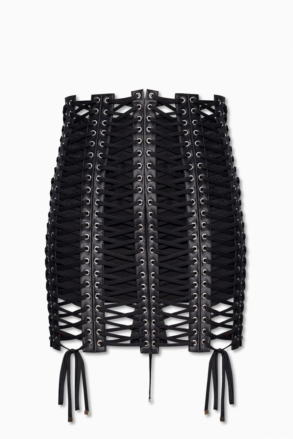 Skirt with decorative lacing