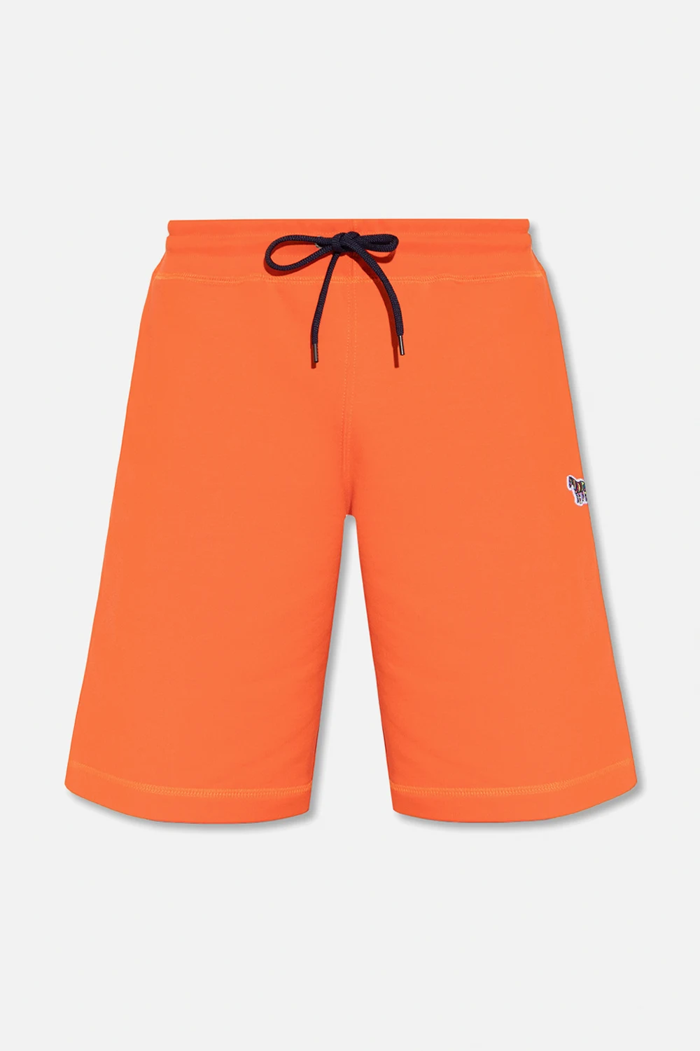 Shorts with zebra motif