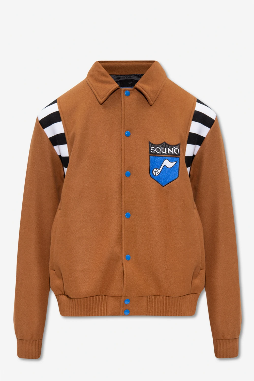 Bomber jacket with logo