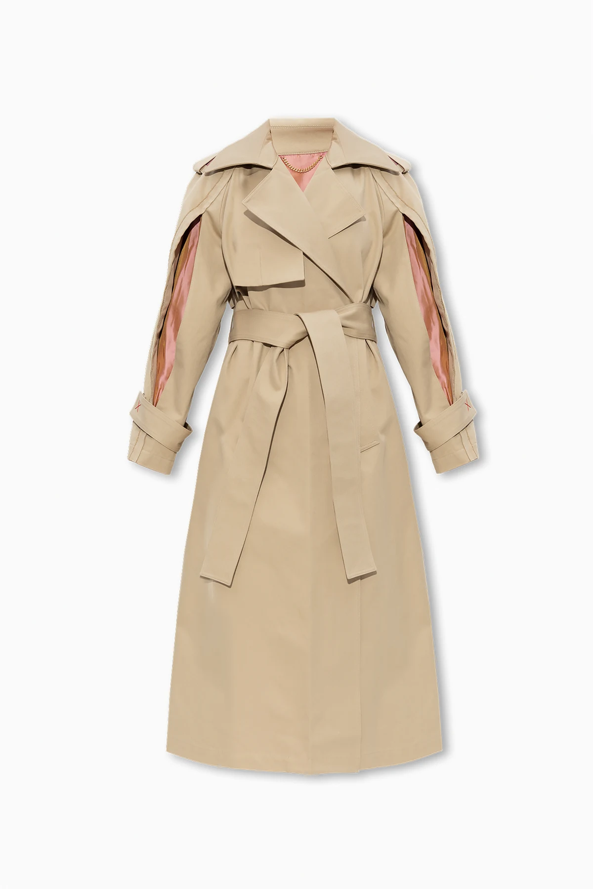 Coat with belt