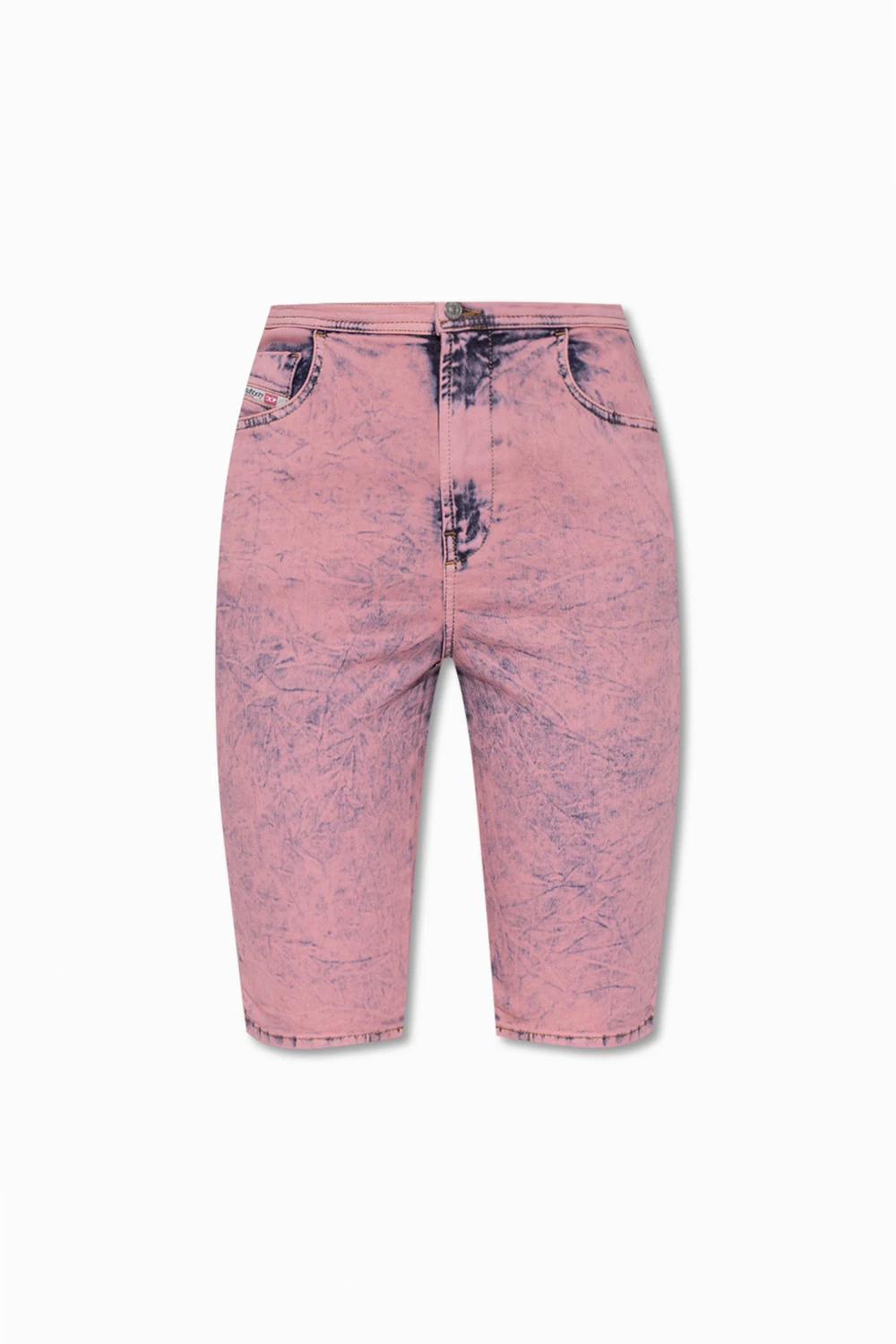 ‘De-Fensive’ denim shorts