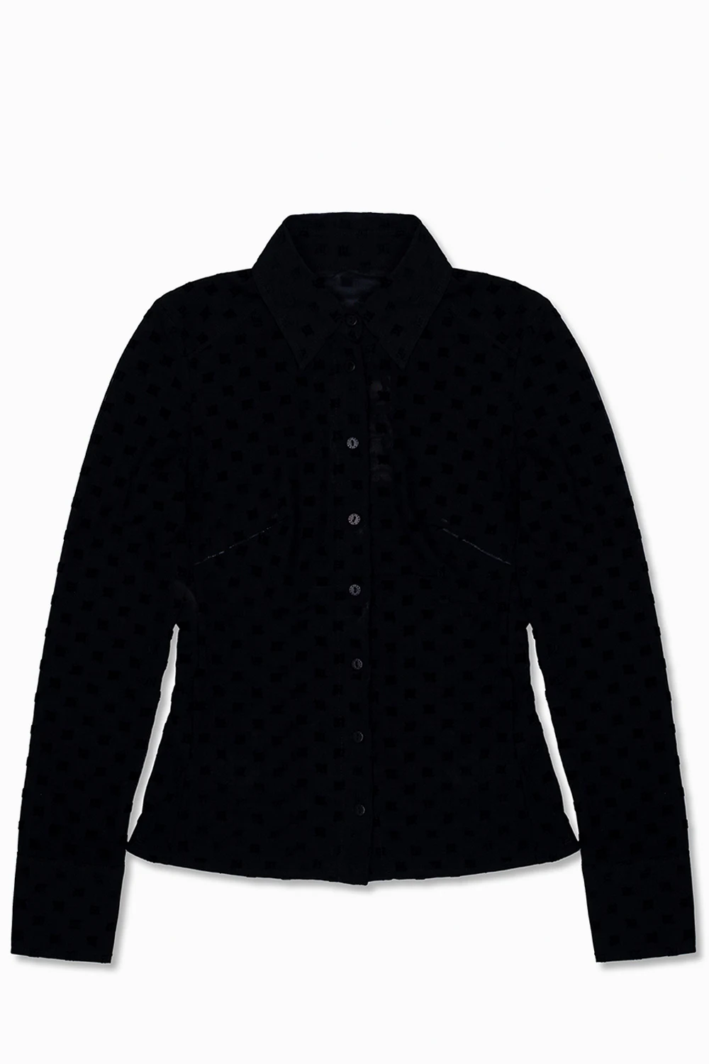Sheer shirt with logo