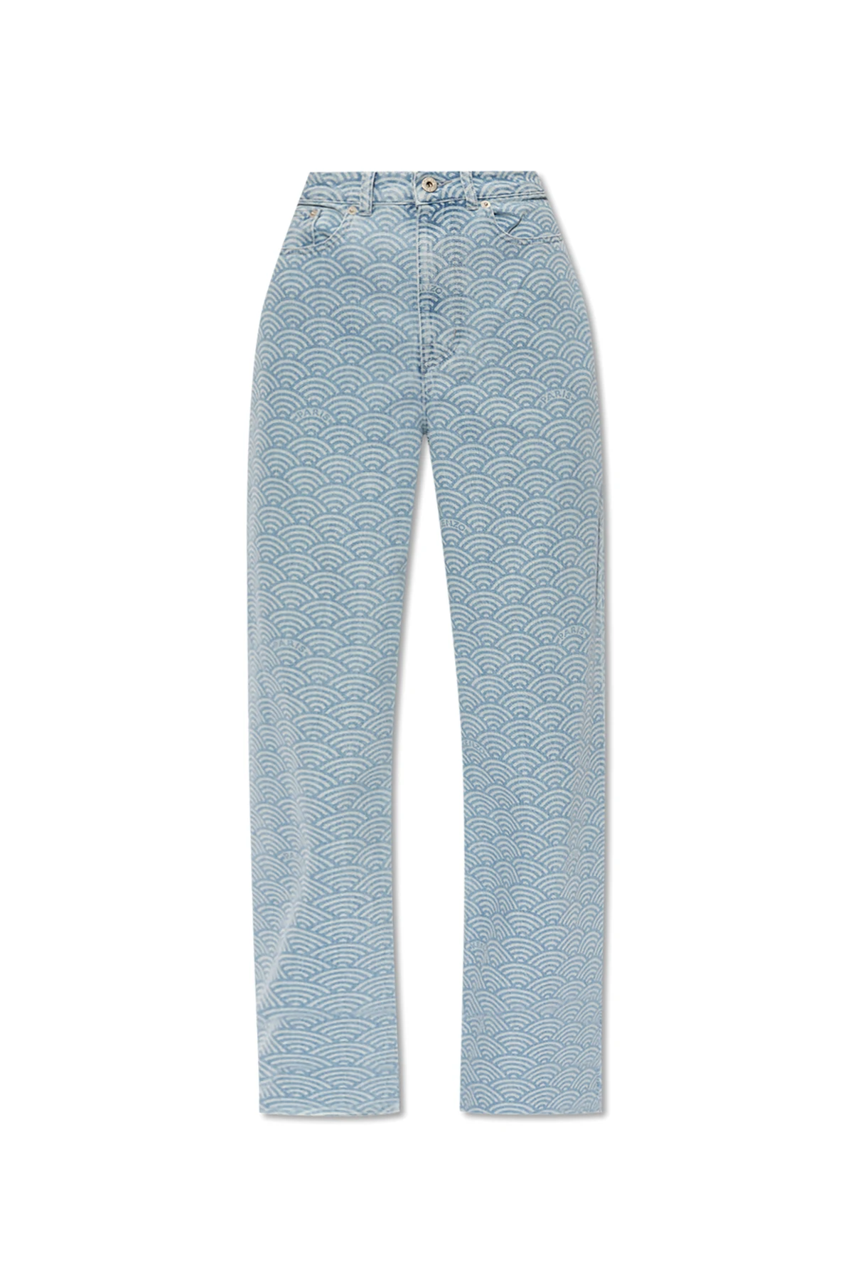 Jeansy ‘Ayame’ typu ‘wide leg’