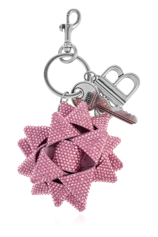 RÓŻOWY Brelok z zawieszkami