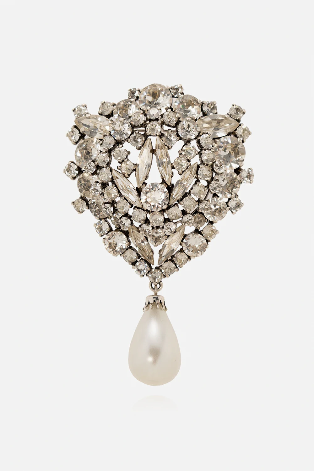 Broszka z kryształami