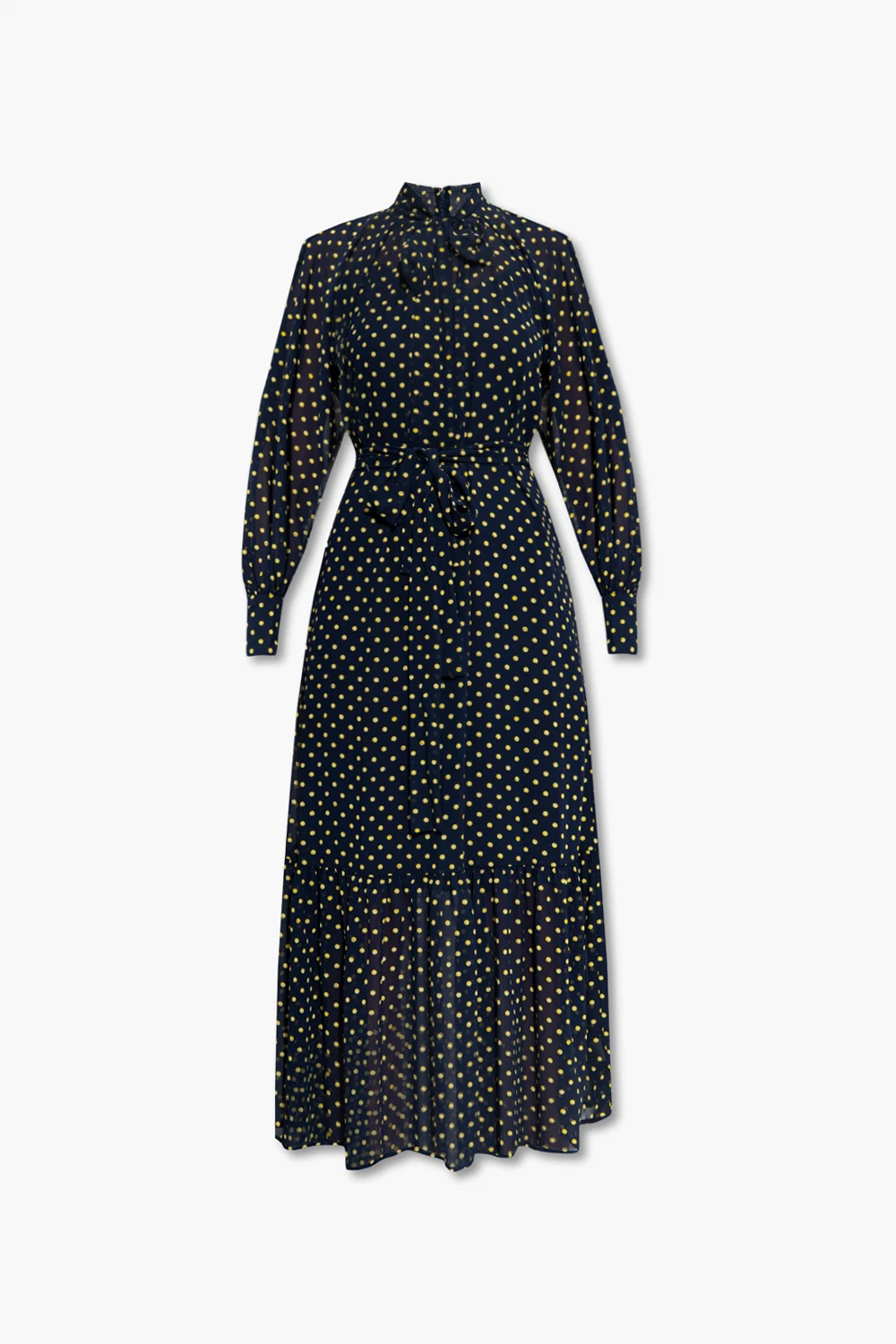 Dress with dotted pattern