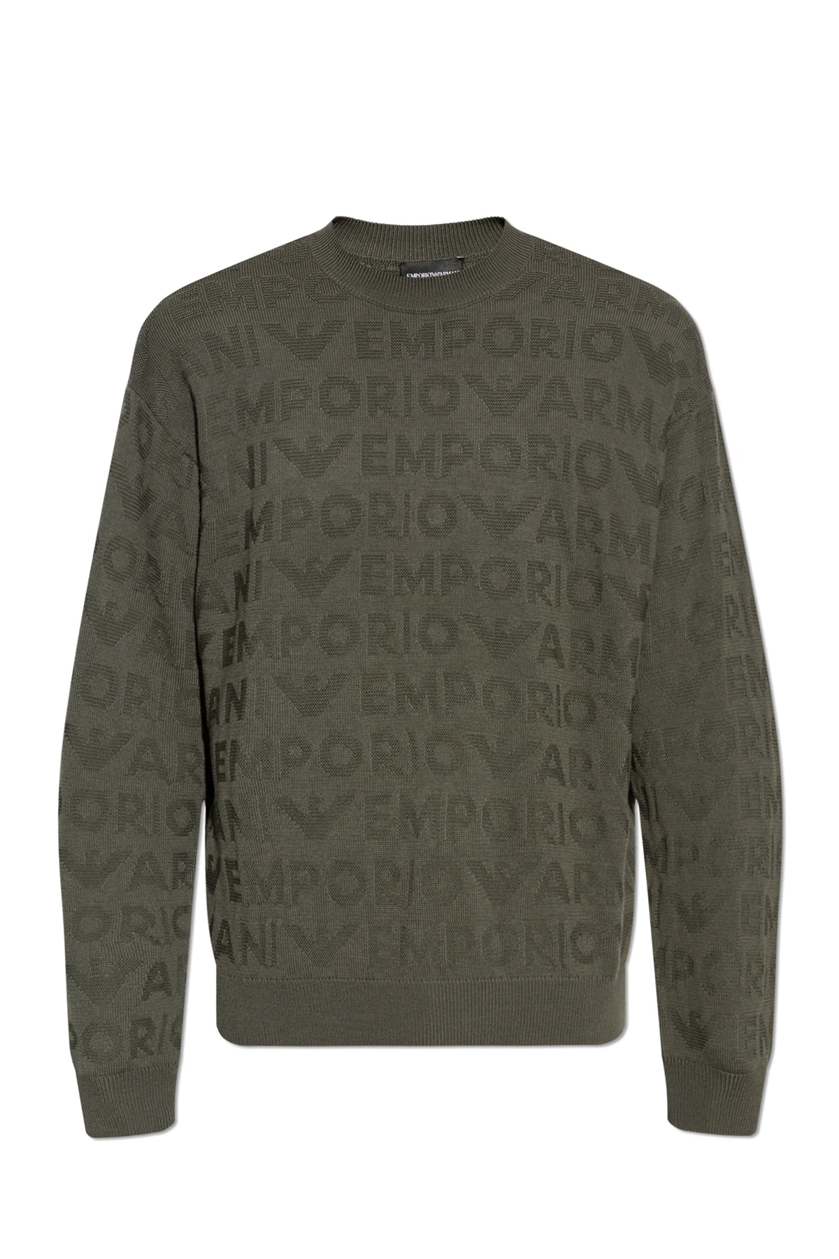Wełniany sweter z monogramem