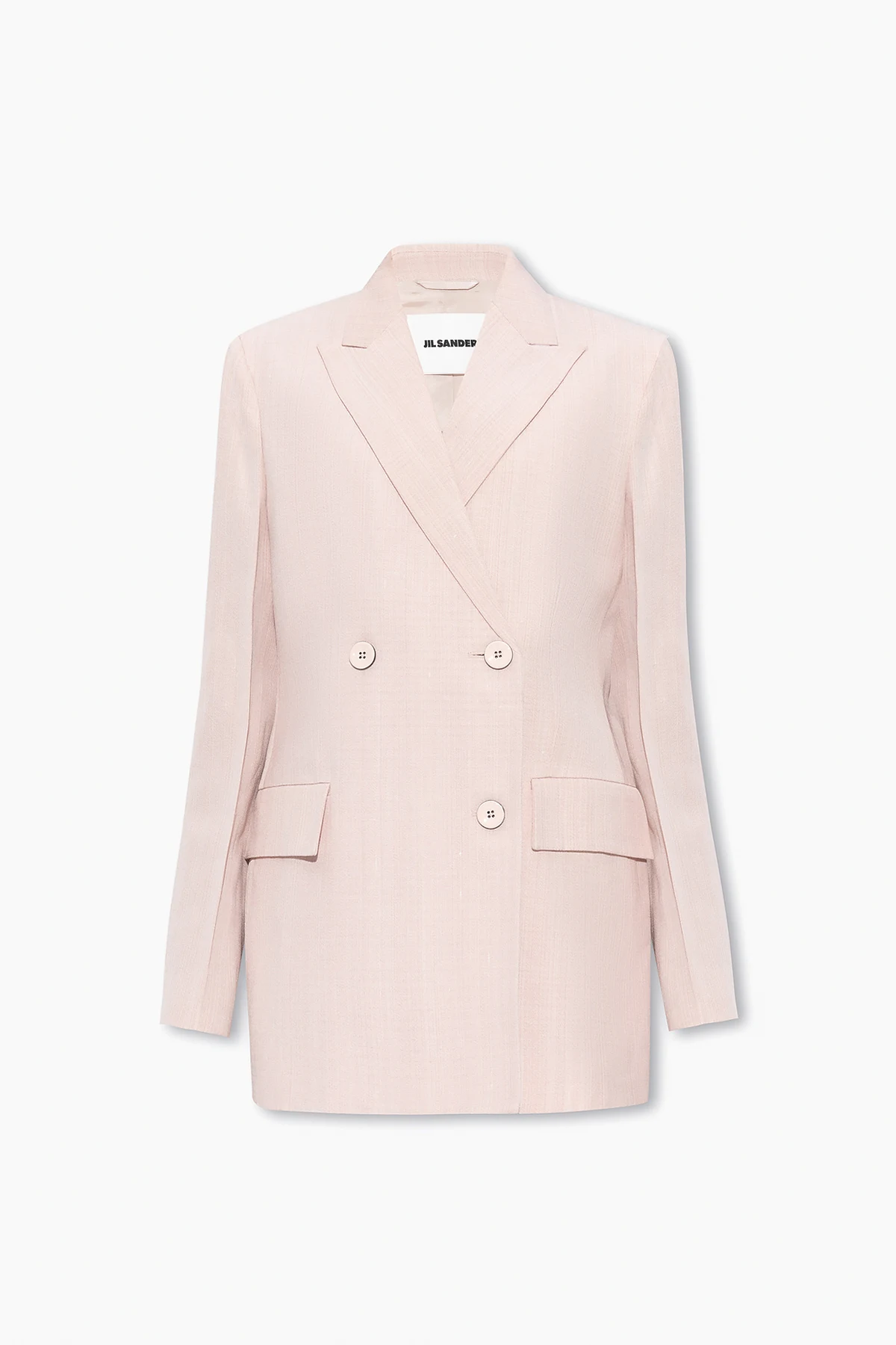 Double-breasted oversize jacket