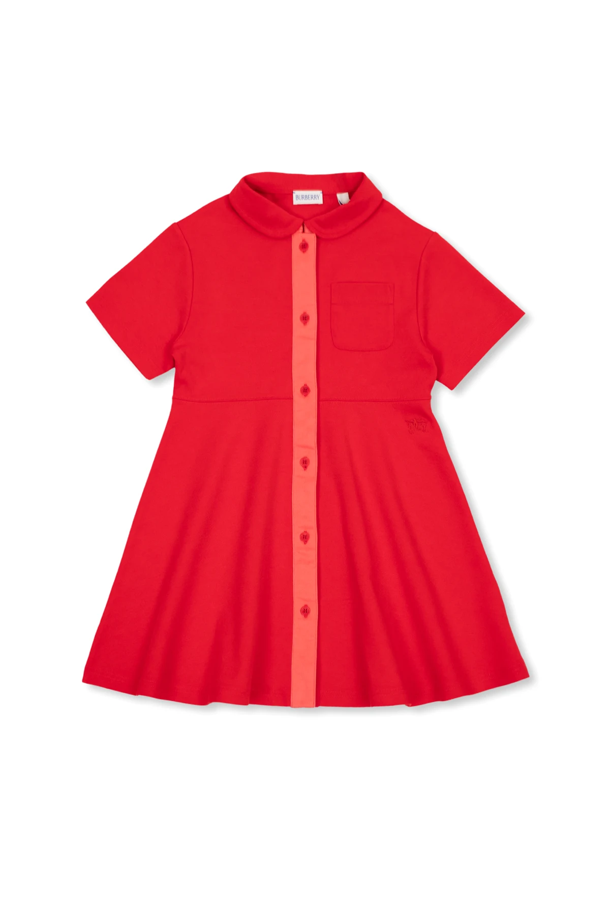 Dress with short sleeves