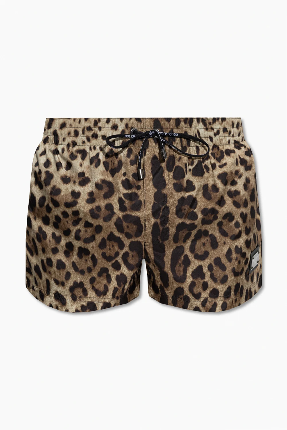 Leopard print swim shorts