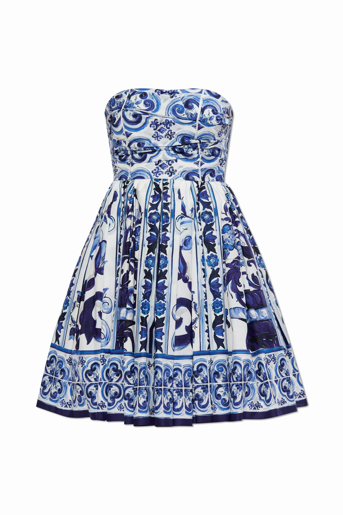 Dress with Majolica print
