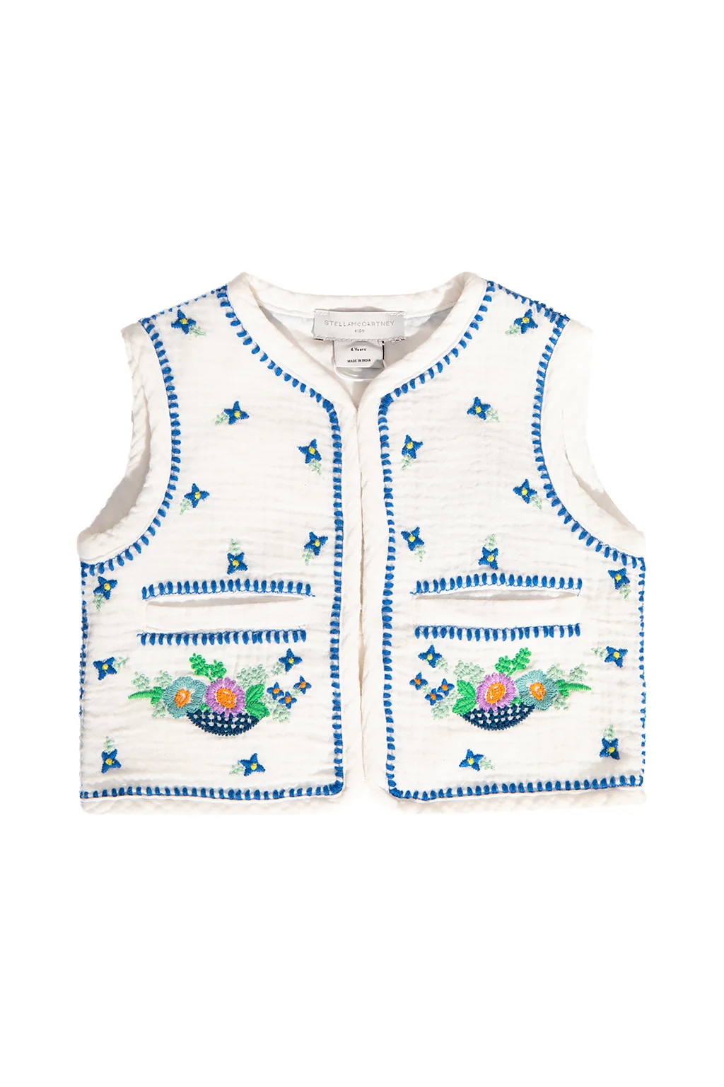 Kamizelka z motywem kwiatowym