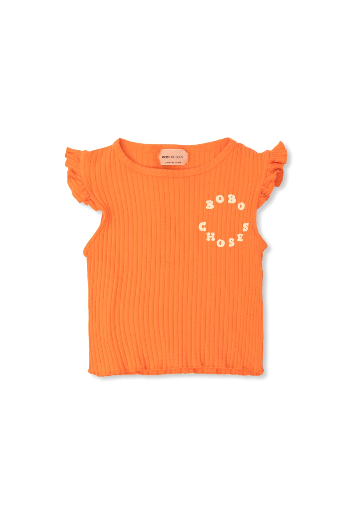 Ribbed top with logo