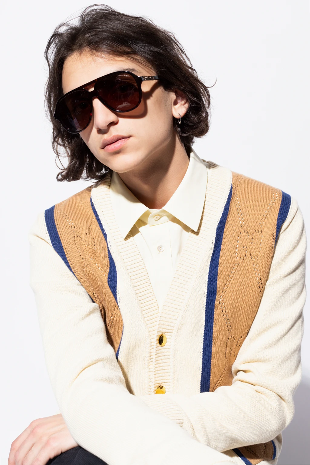 Okulary z motywem czaszki