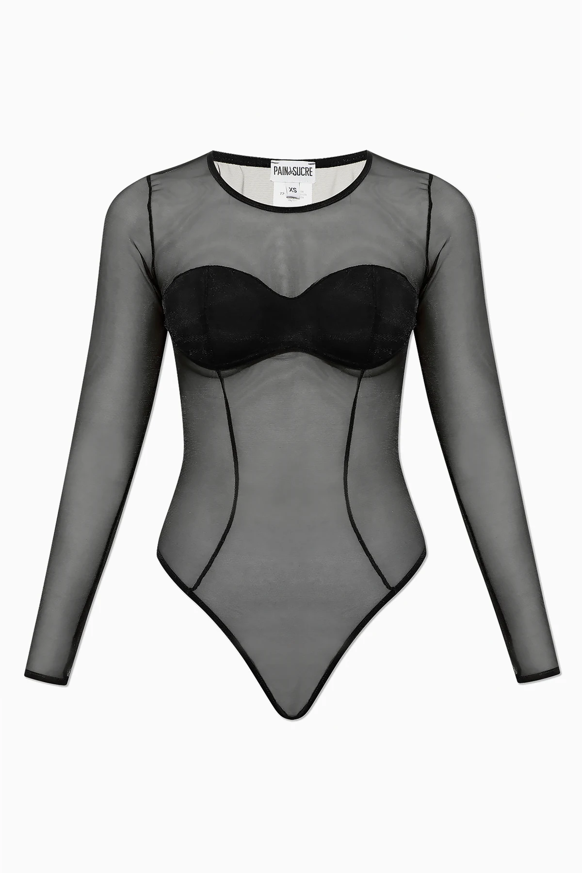 ‘Heather’ transparent bodysuit