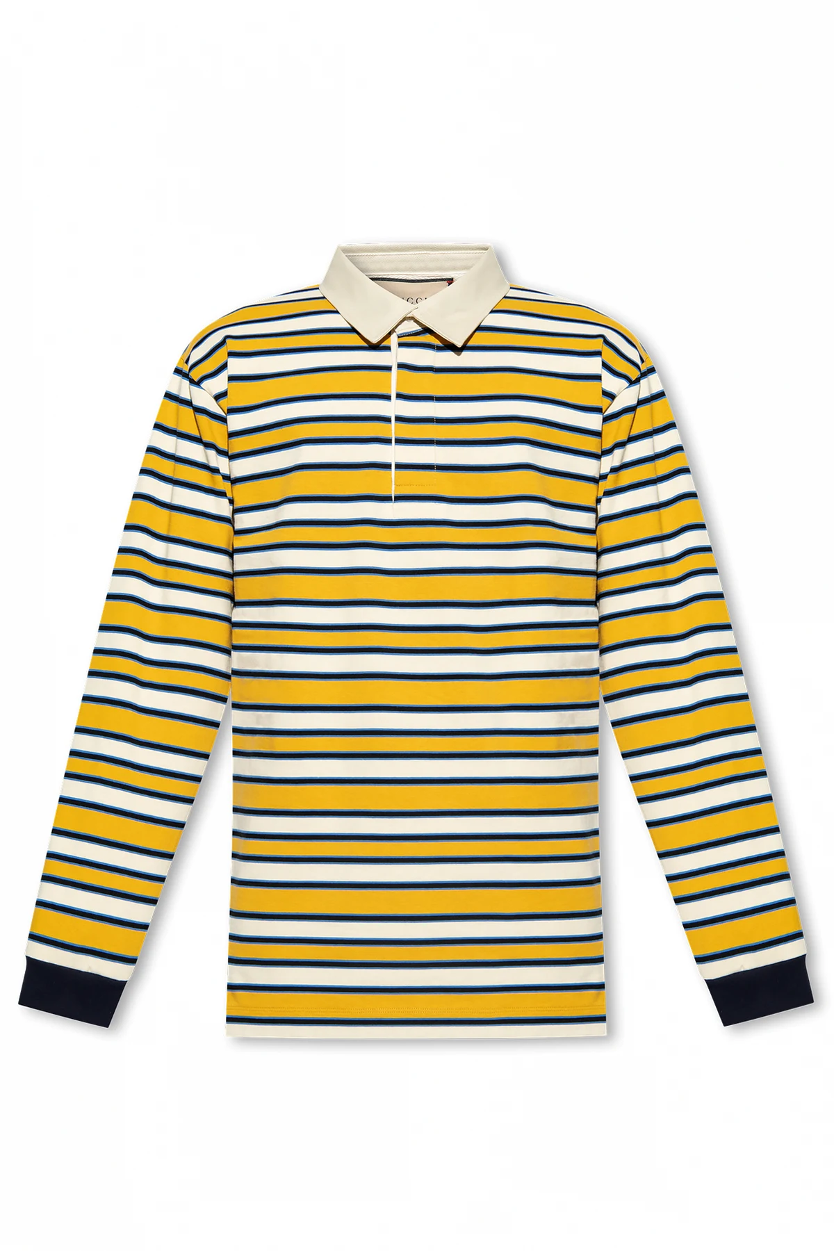 Polo shirt with long sleeves