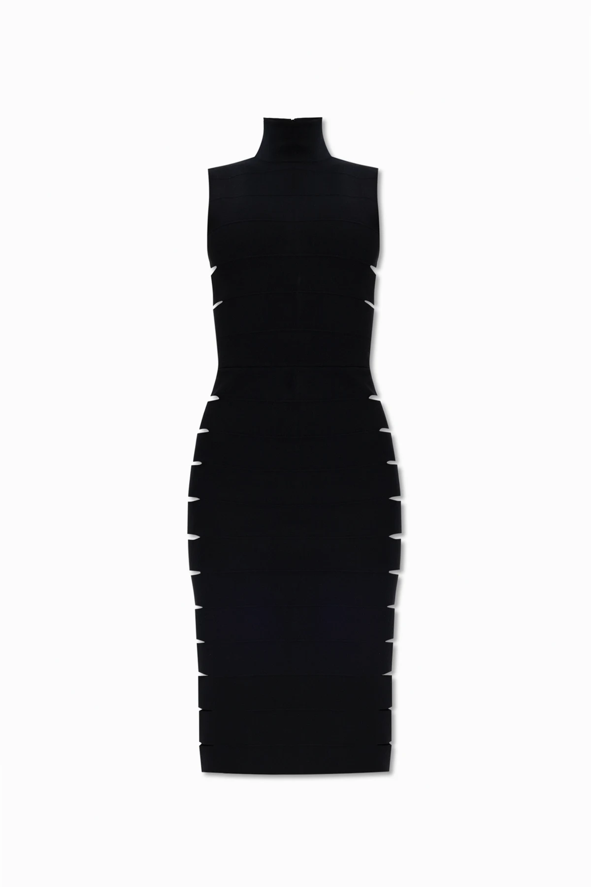 Dress with slashes