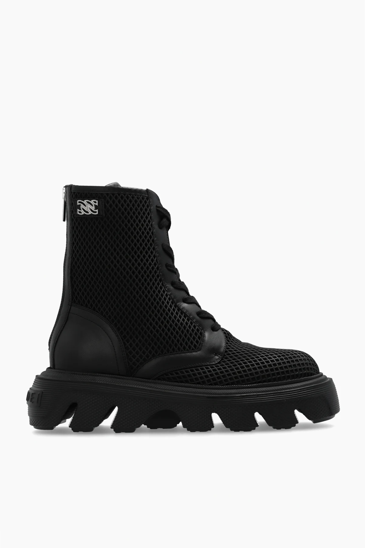 Buty typu ‘combat’ z logo