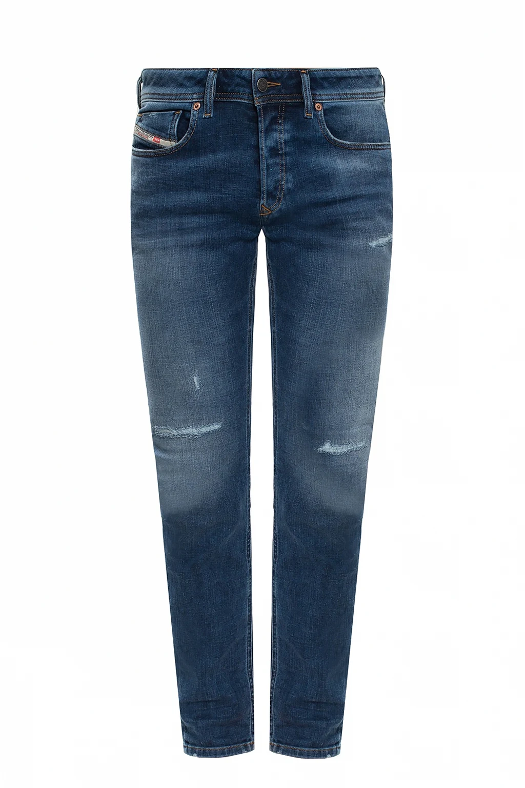 Jeansy z przetarciami ‘Sleenker’