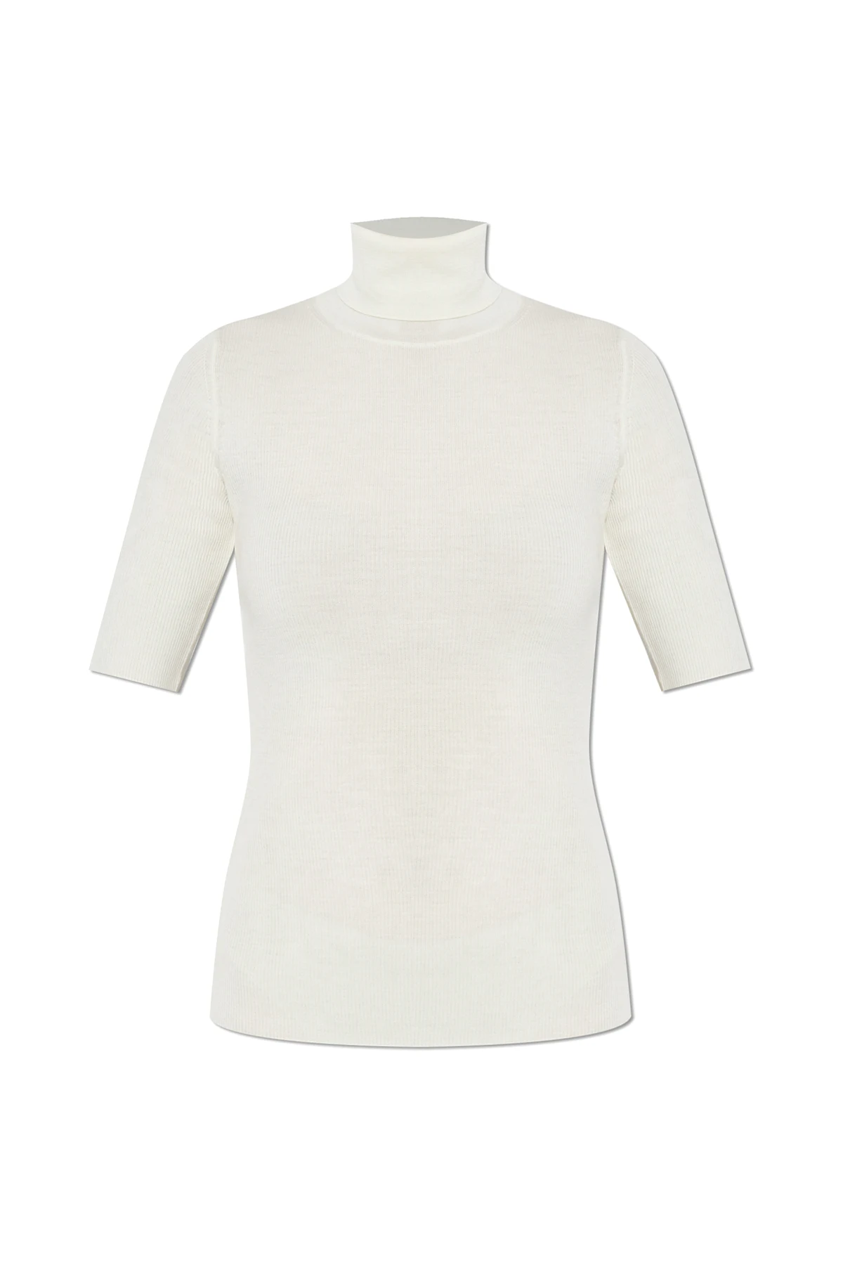 Kurzarm-Rollkragenpullover